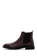 Men's Brown Leather Chelsea Boots | Derimod