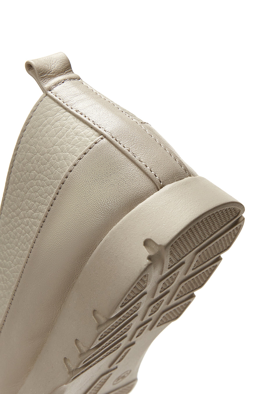 Kadın Bej Deri Comfort Loafer