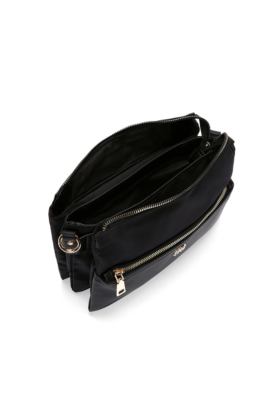 Women's Black Long Strap Crossbody Bag