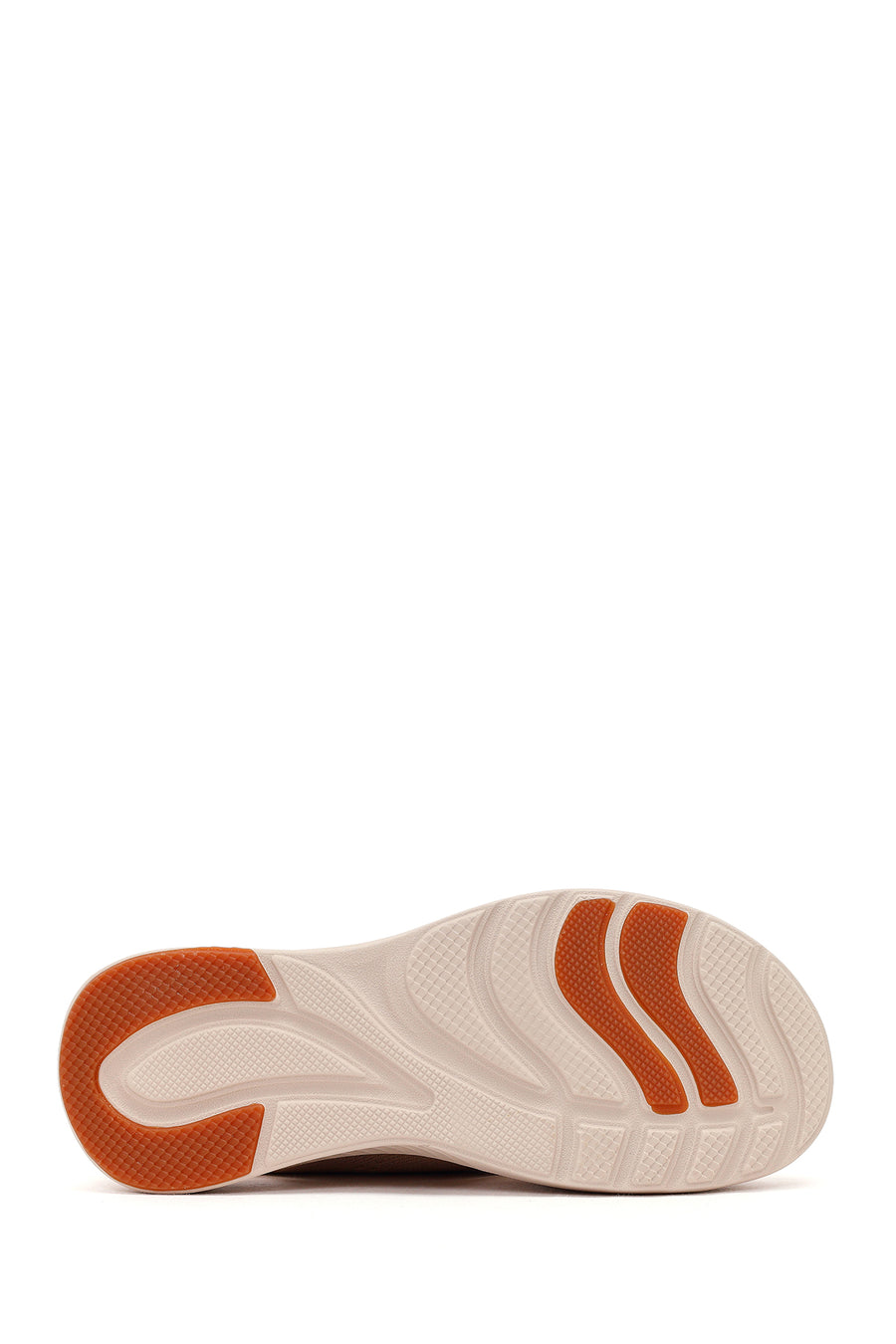 Women's Beige Strapped Thick-Soled Fabric Comfort Sandals