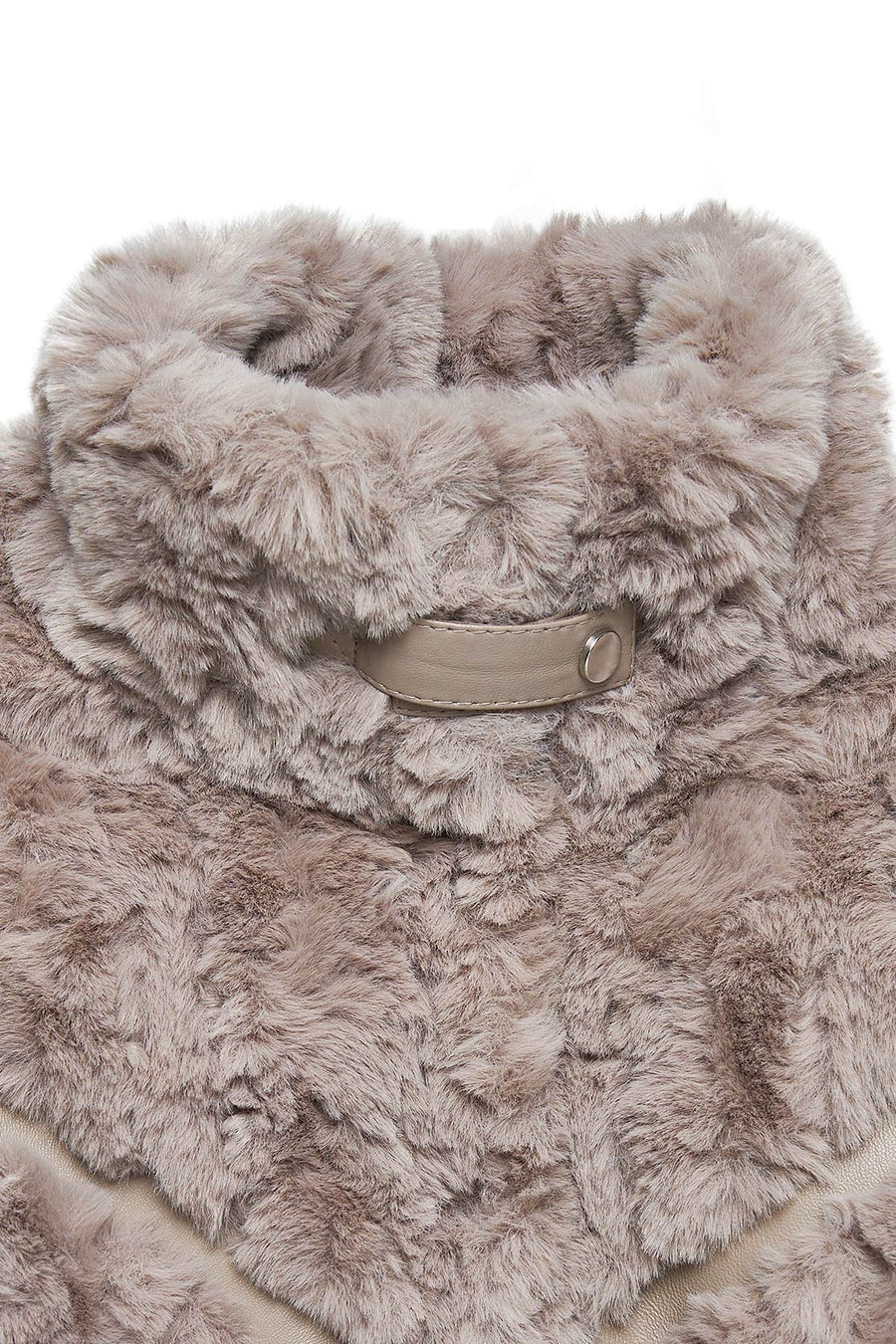 Melrose Women's Mink Teddy Leather Coat