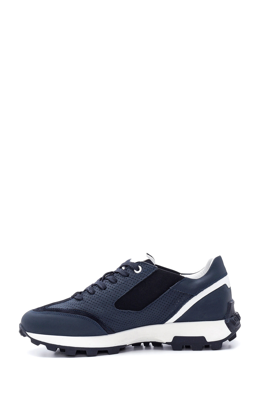 Erkek Deri Desenli Sneaker