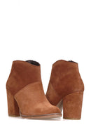 Women's Suede Heeled Boots | Derimod