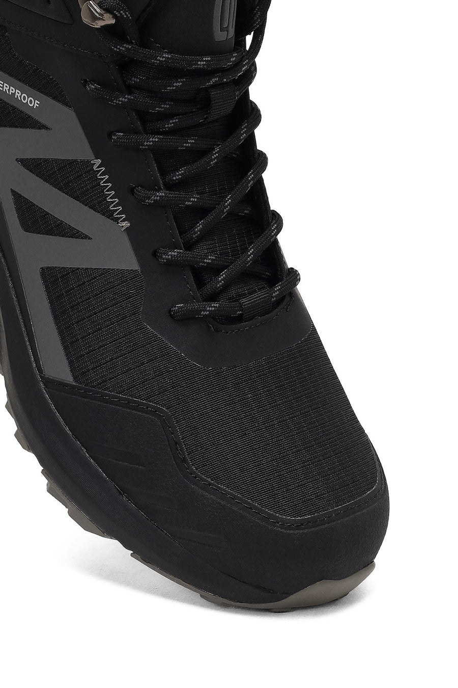 Derimod Dry Men's Black Lace-Up Thick-Soled Outdoor Boot