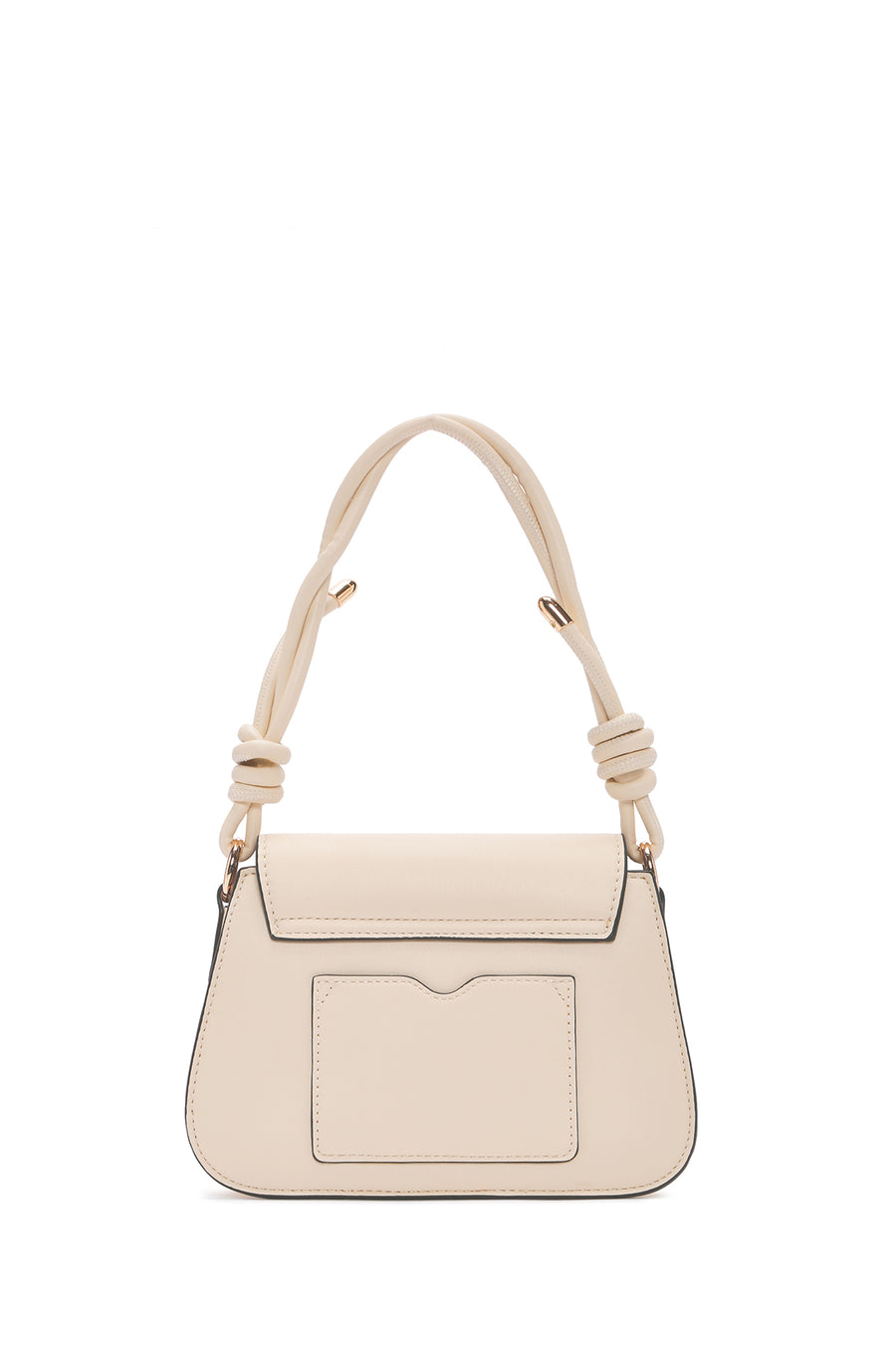 Women's Cream Long Strap Shoulder Bag