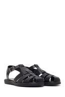 Women's Black Ankle Buckle Sandals | Derimod