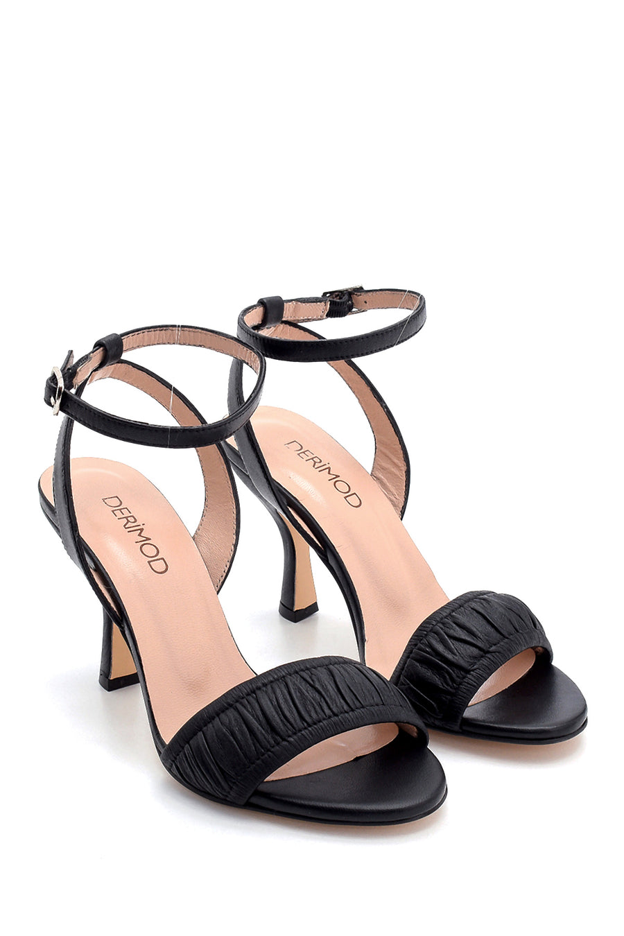 Women's Leather Heeled Sandals