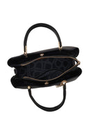 Woman Black Printed Long-Strap Shoulder Bag | Derimod