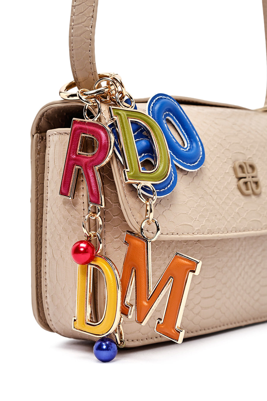 Women's Beige Printed Long Strap Crossbody Bag
