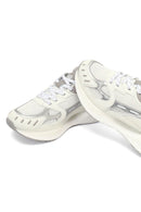 Derimod Studio Women's Silver Lace-Up Thick-Soled Sneaker | Derimod
