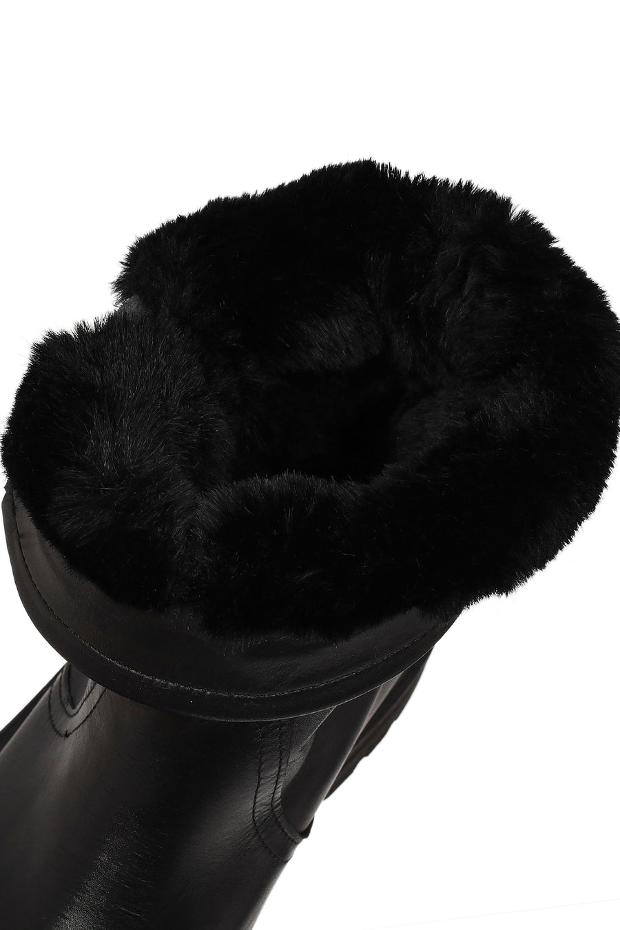 Women's Black Leather Boots