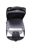 D-Pack Unisex Gray Technological Fabric Hardcase Backpack | Derimod