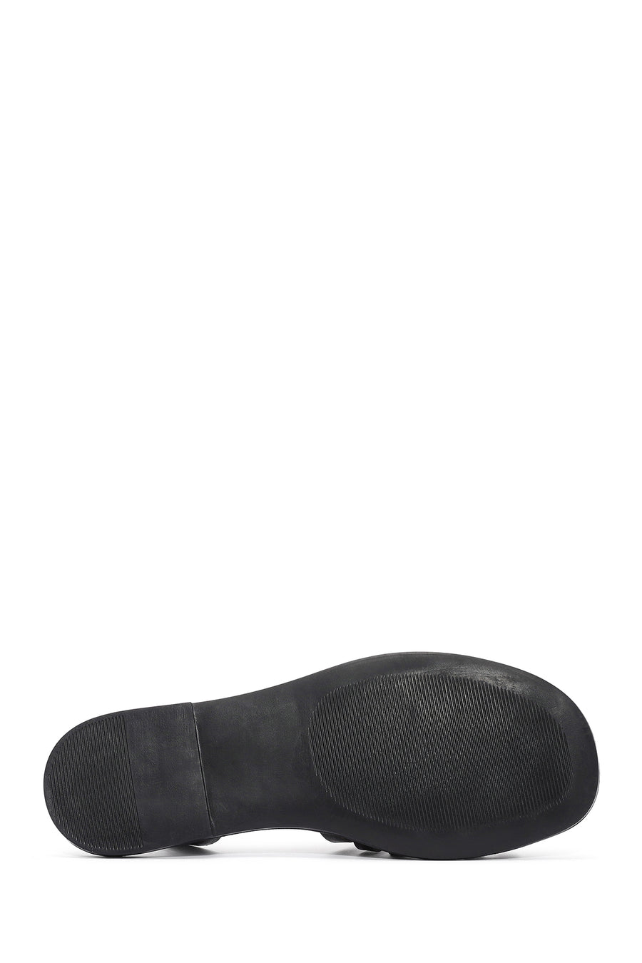 Women's Black Ankle Strap Leather Bodrum Sandals