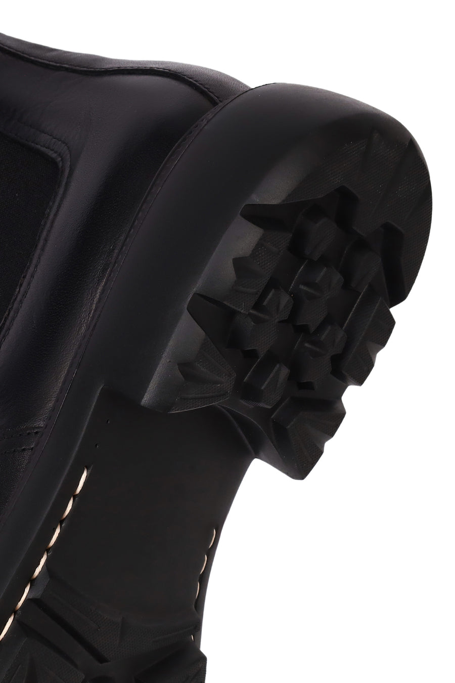 Men's Black Leather Chelsea Boot