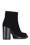High Heeled Women's Suede Boots | Derimod