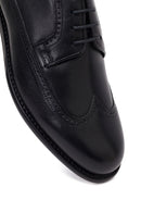 Men's Black Laced Leather Classic Shoes | Derimod