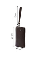 Men's Brown Leather Handbag | Derimod