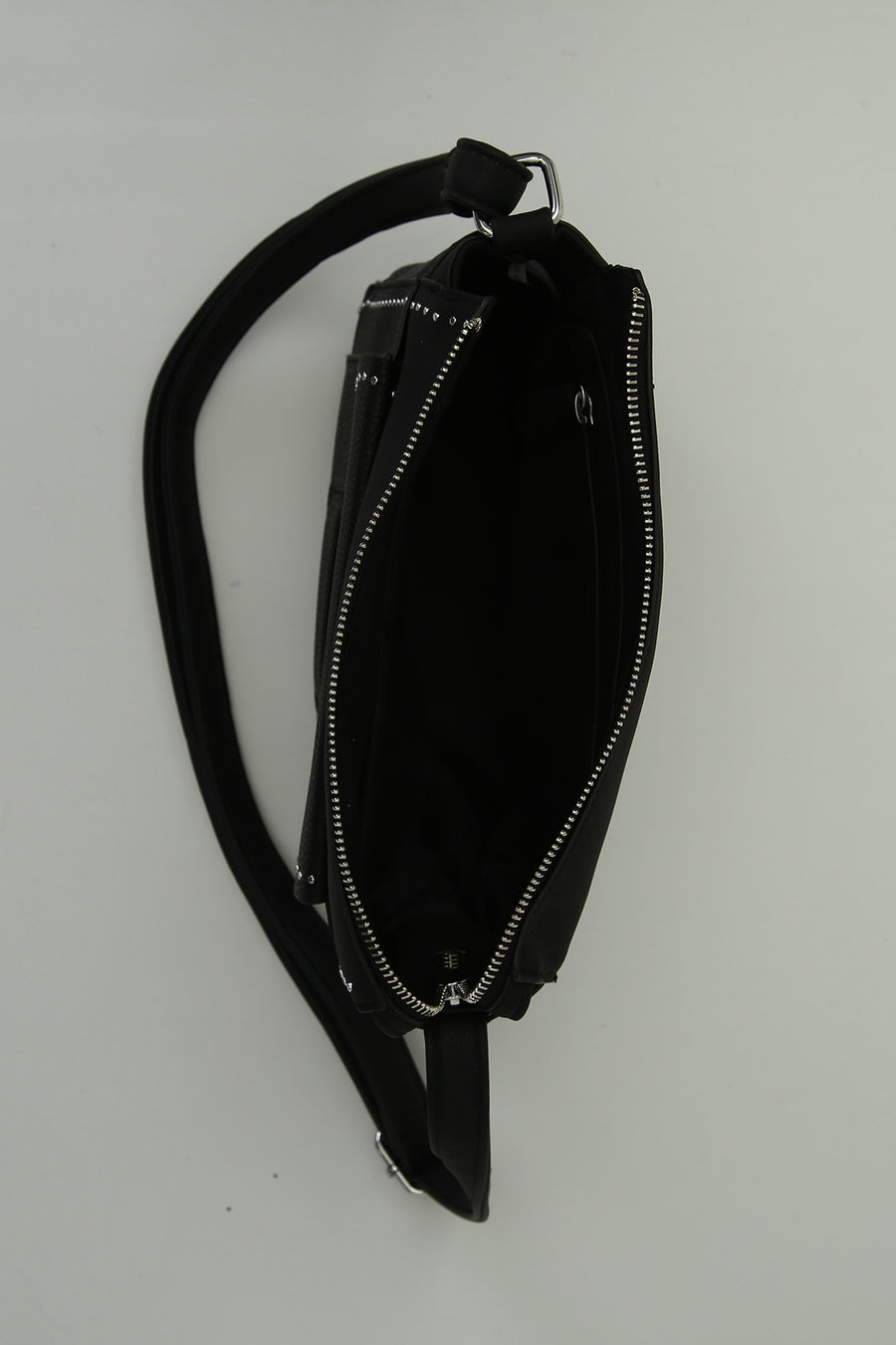 Women's Shoulder Bag with Staple Detail