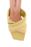Women's Leather Heeled Slippers | Derimod