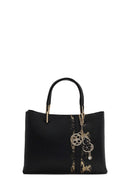 Woman Black Printed Long-Strap Shoulder Bag | Derimod
