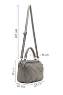 Women's Grey Long Strap Knitted Shoulder Bag | Derimod