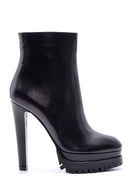 Women's Heeled Leather Boots | Derimod