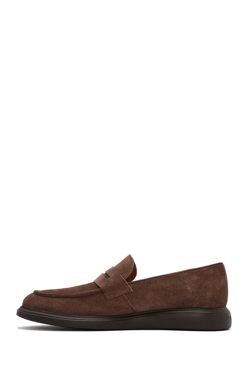 Erkek Vizon Süet Deri Loafer