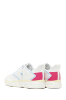 Derimod Zero Woman White Lace-Up Chunky-Soled Fabric Sneakers | Derimod
