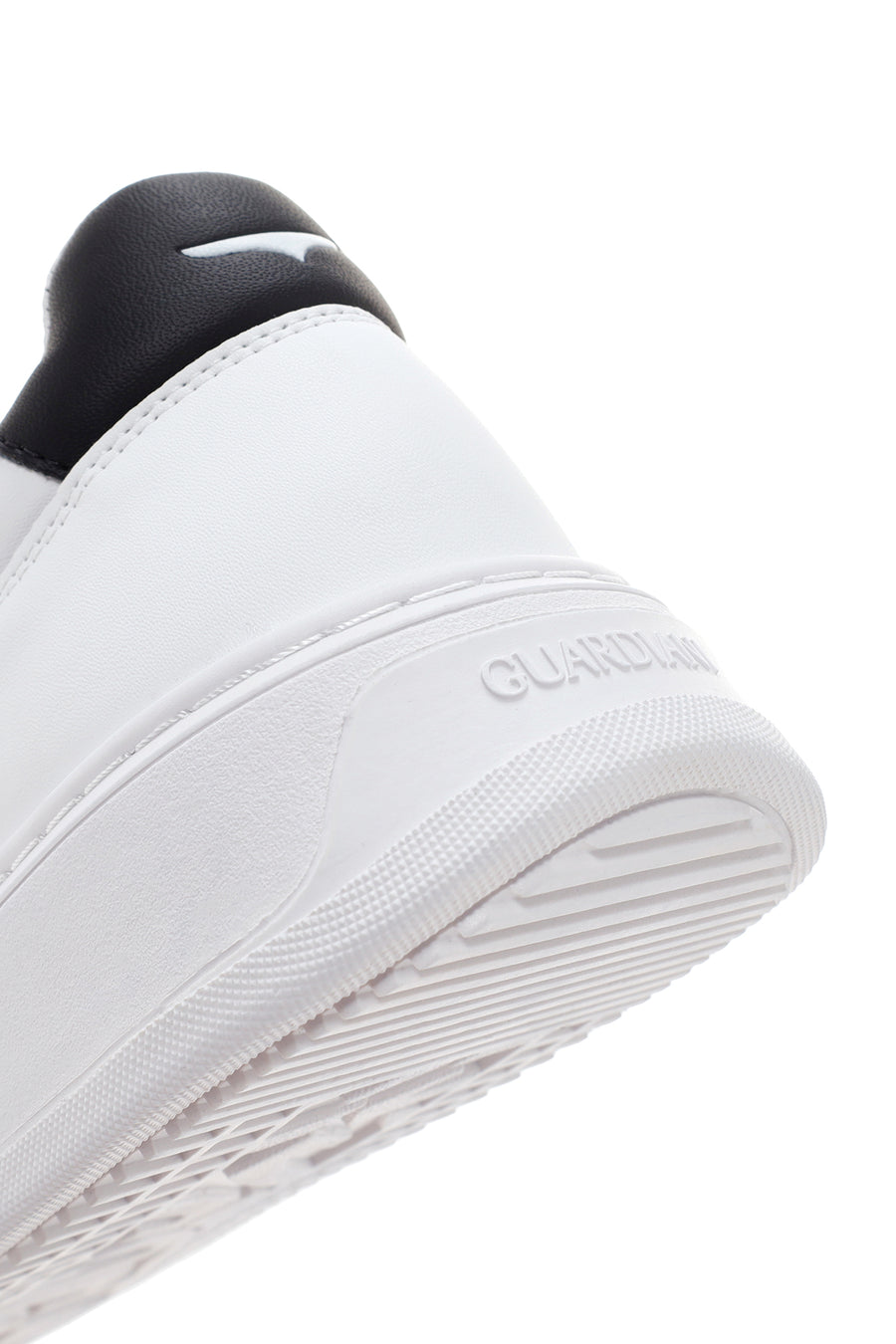 Alberto Guardiani Men's White New Era Thick Soled Leather Sneaker