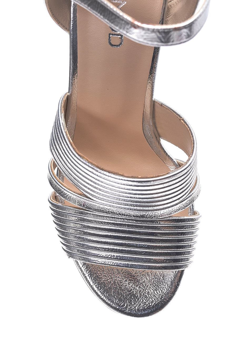 Women's Silver Heeled Shoes