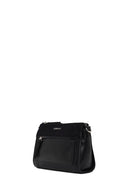 Woman Black Long-Strap Patterned Crossbody Bag | Derimod