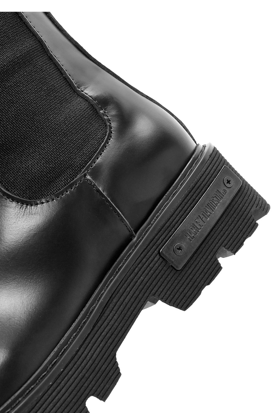 Harley Davidson Women's Black Spiez Zippered Leather Boots