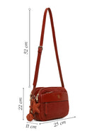 Woman Dark Orange Long-Strap Crossbody Bag | Derimod