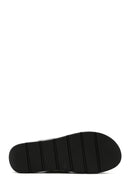 Women's Black Thick Sole Comfort Sandals | Derimod