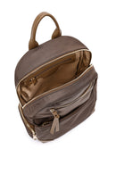 Women's Brown Fabric Backpack | Derimod