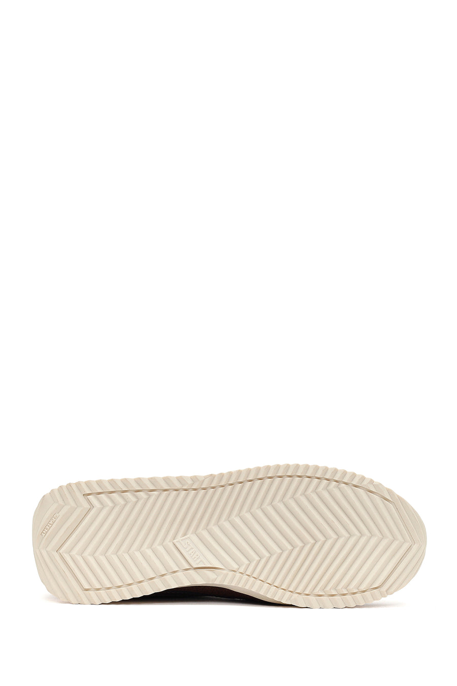 Women's Brown Lace-up Suede Leather Sneaker