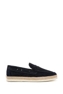 Erkek Lacivert Süet Deri Casual Loafer | Derimod