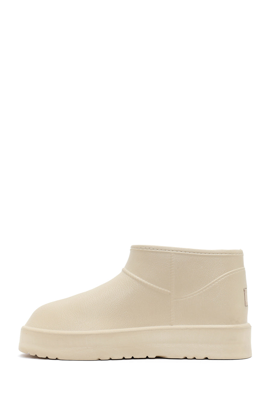 Women's Cream Furry Teddy Boots