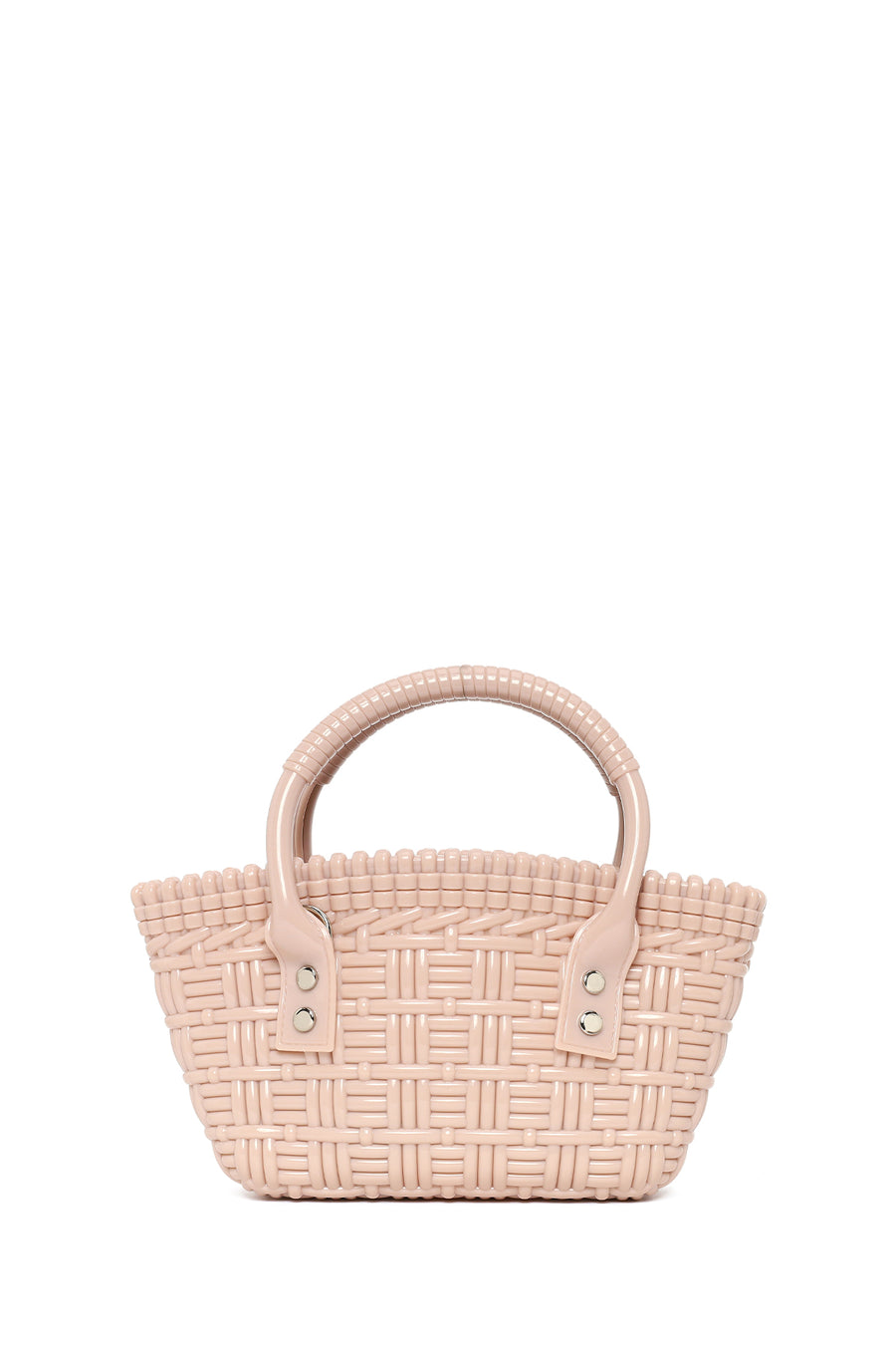Women's Beige Long Strap Mini Jelly Handbag