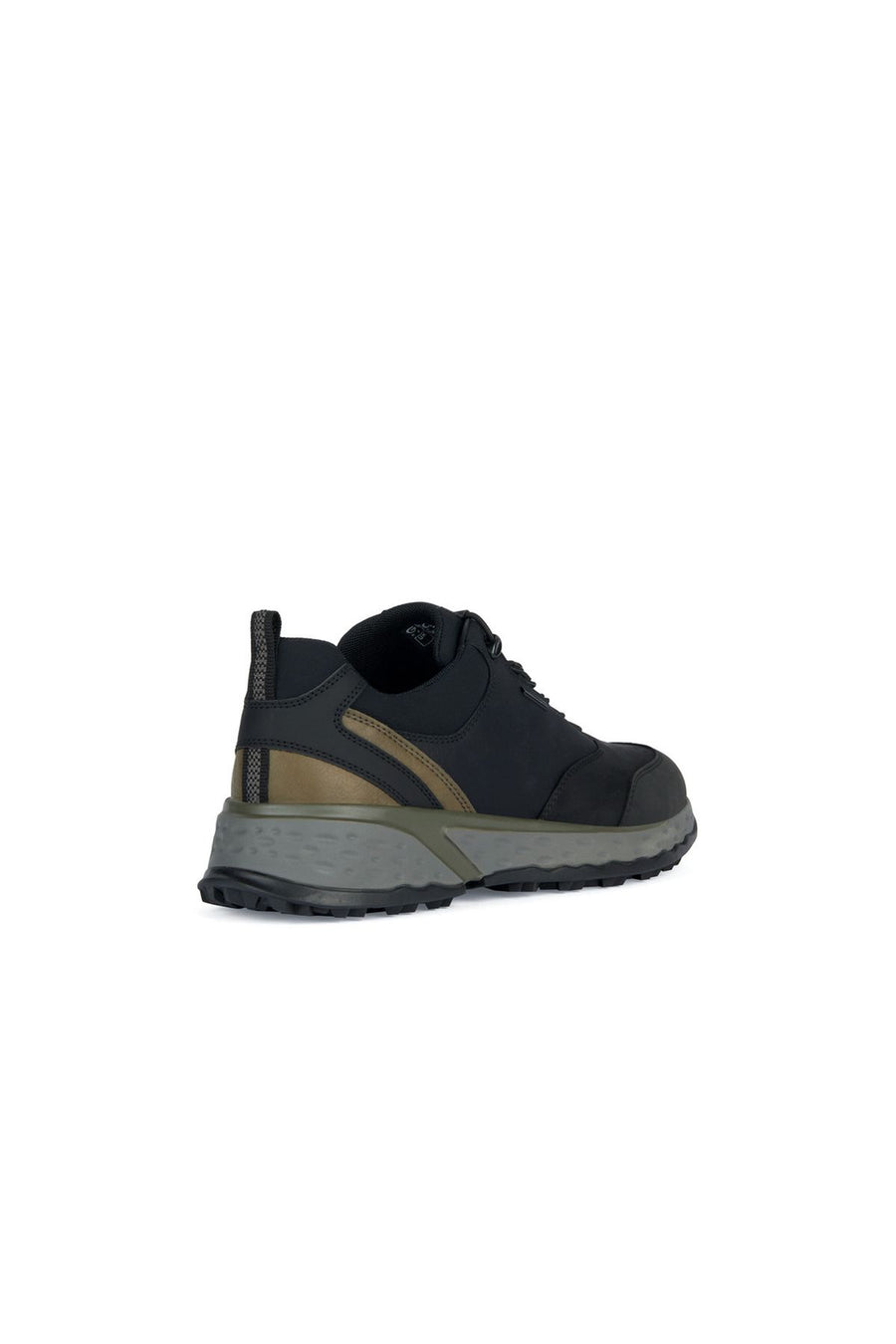 Geox Men's Black Sterrato Lace-Up Leather Sneaker