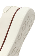 Men's White Lace-Up Thick-Soled Sneaker | Derimod