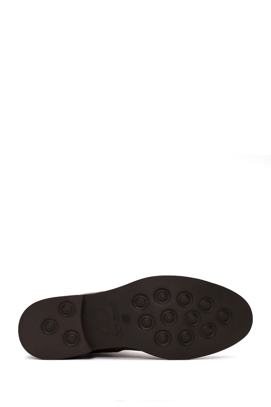 Derimod Black Male Brown Zip Closure Leather Boots