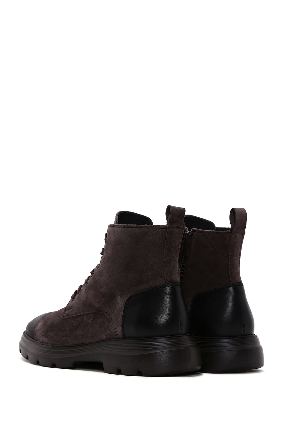 Men's Brown Suede Leather Casual Boots