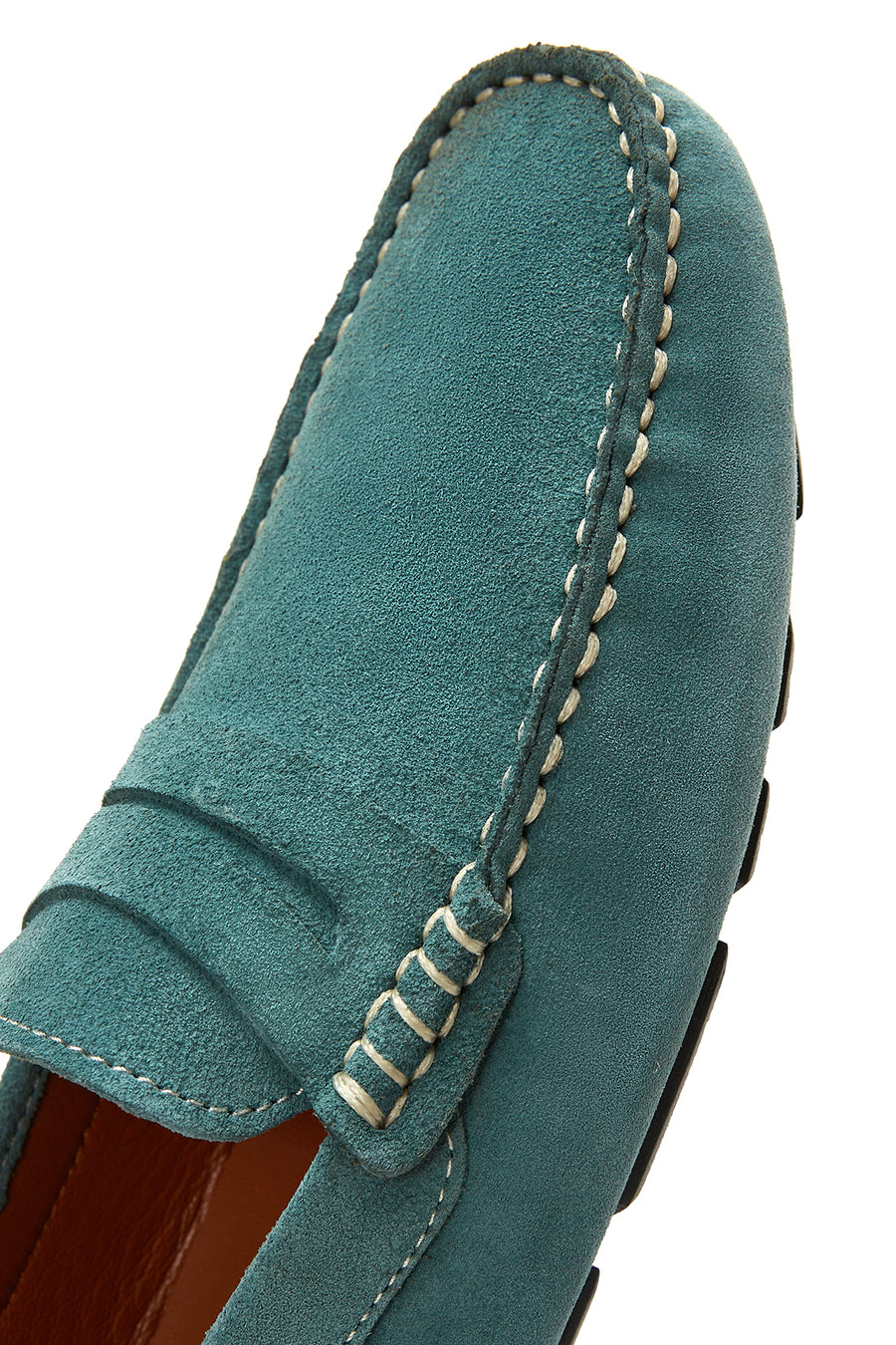 Men's Blue Suede Leather Casual Loafer