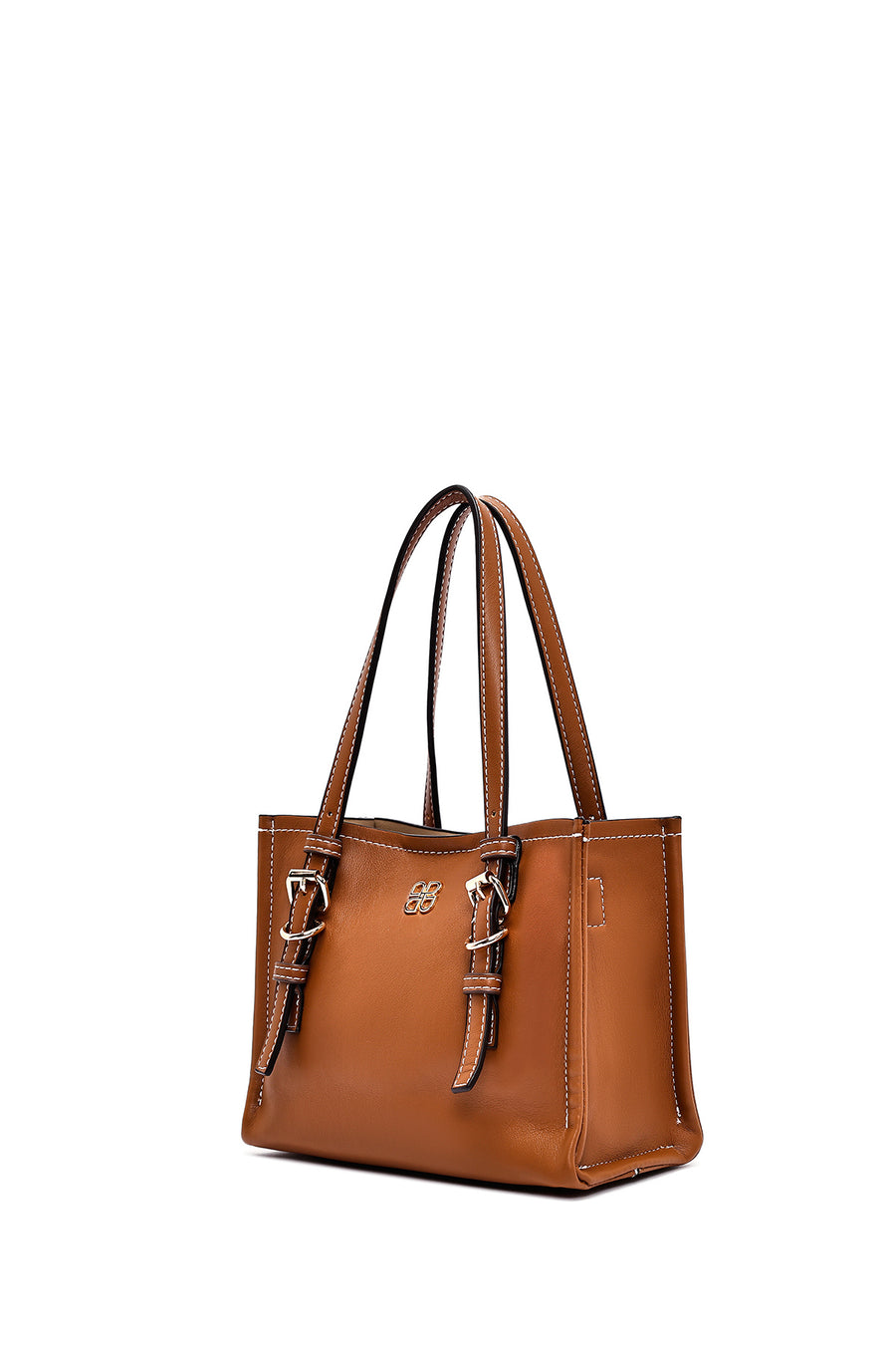 Women's Brown Long Strap Classic Handbag