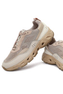 Derimod Studio Women's Beige Lace-Up Thick-Soled Sneaker | Derimod