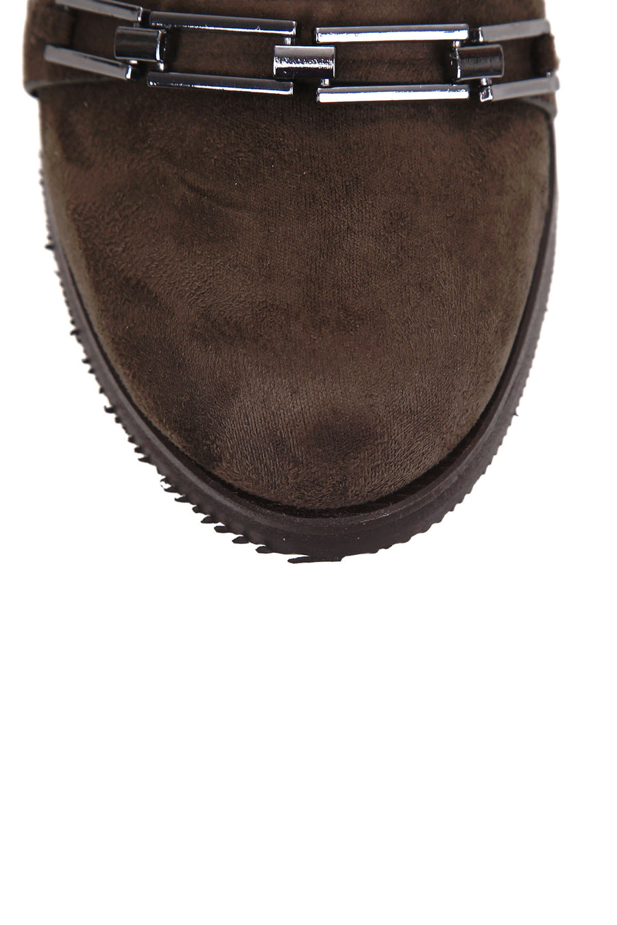 Women's Suede Buckle Boots
