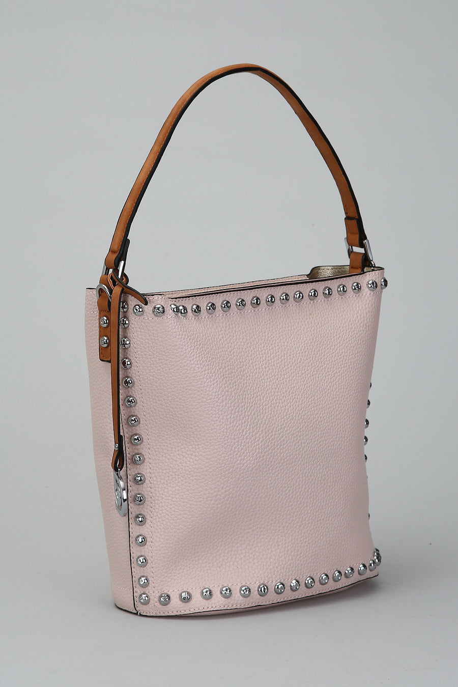 Women's Shoulder Bag with Staple Detail