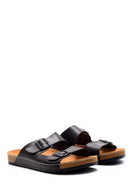 Men's Leather Slippers | Derimod