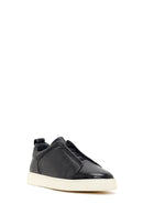Erkek Siyah Deri Sneaker | Derimod